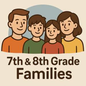 Group logo of 7th and 8th Grade Families